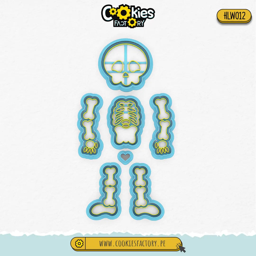 Set Calavera por partes