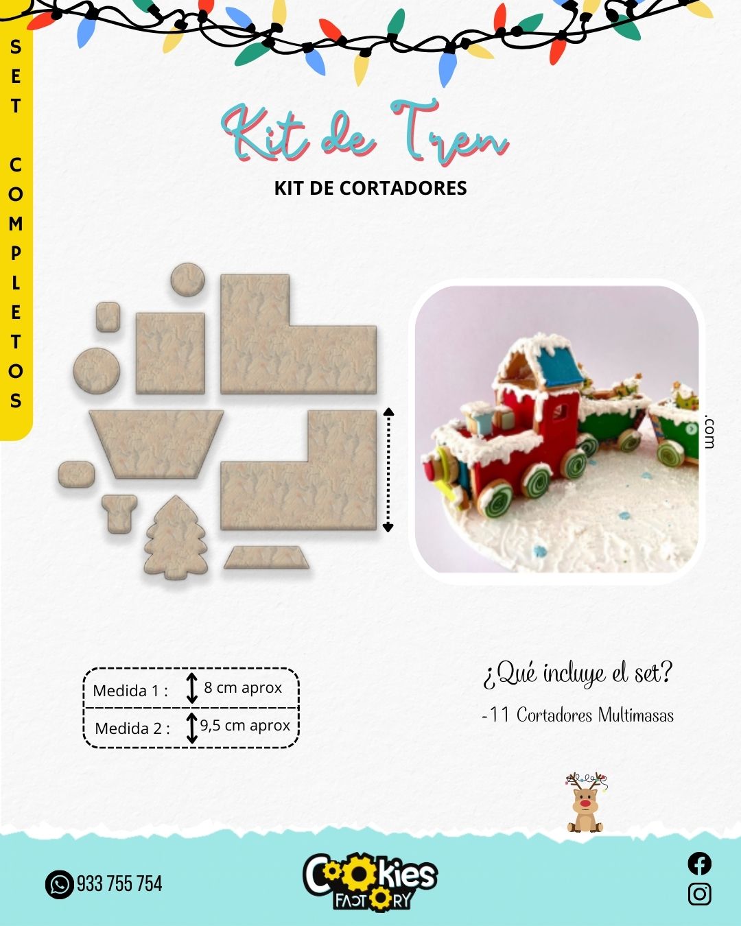 Kit para Armar Tren Navideño