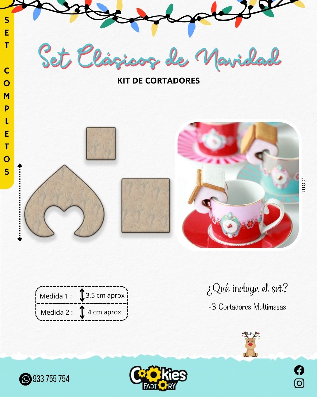 Minicasa para Taza en forma de Corazón