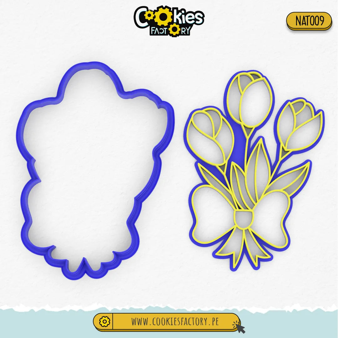 Ramo de Flores con Lazo