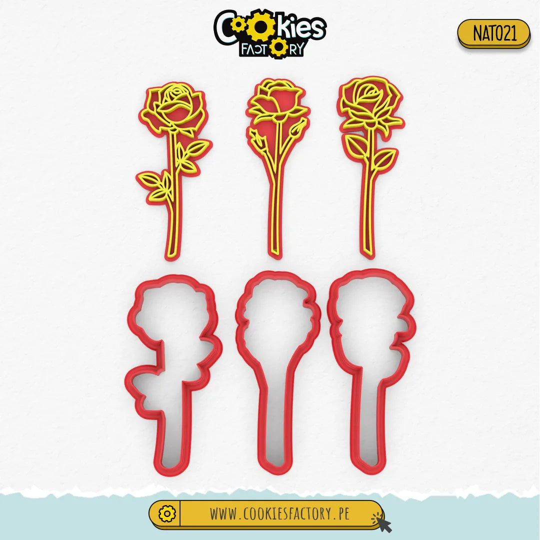Set de Rosas x3