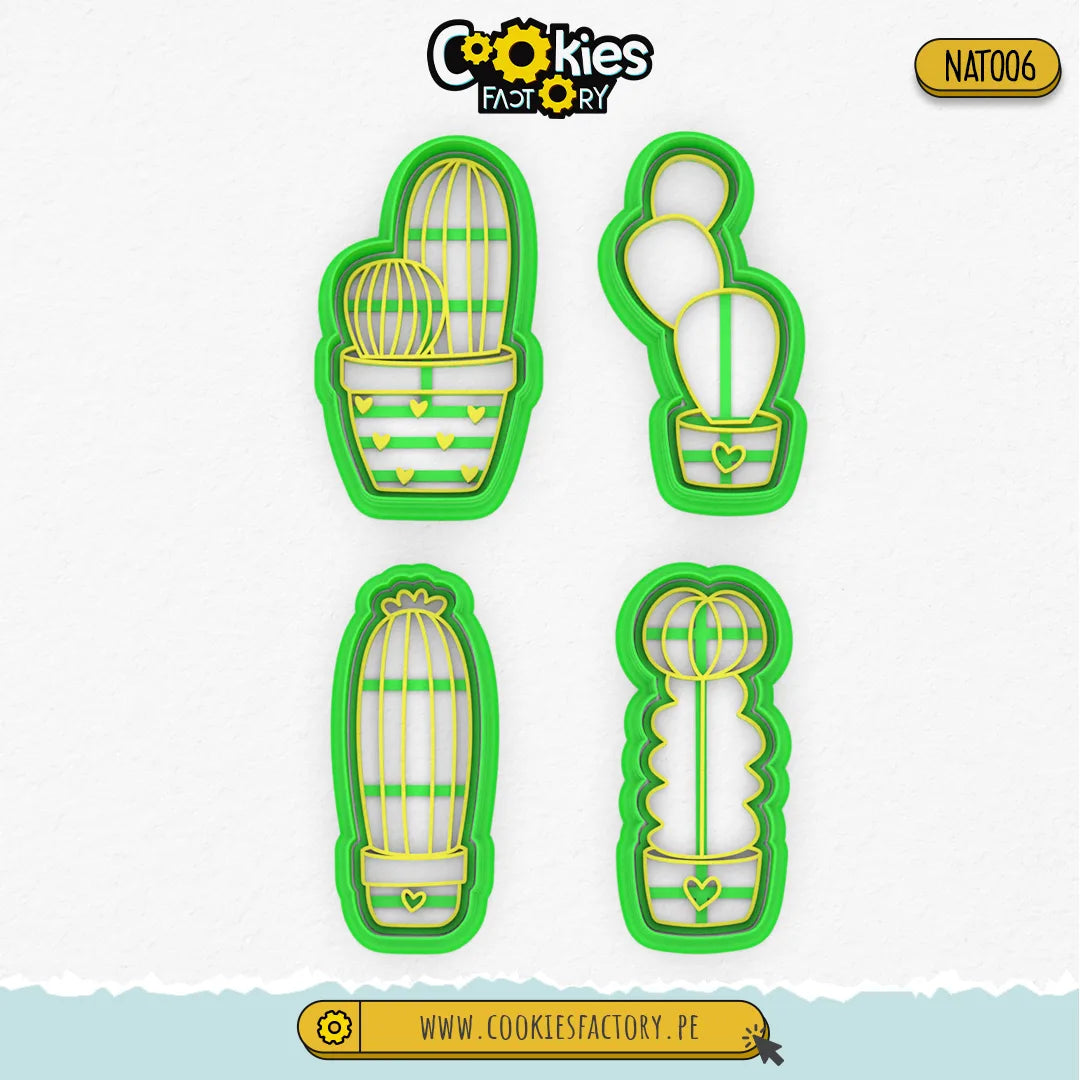 Set de Cactus x4