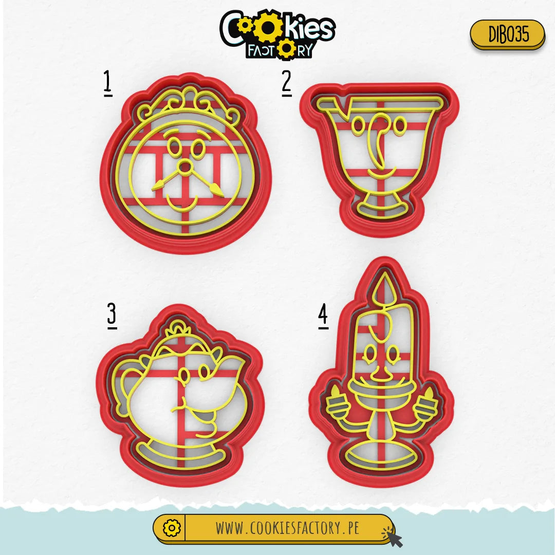 Set de La Bella y la Bestia