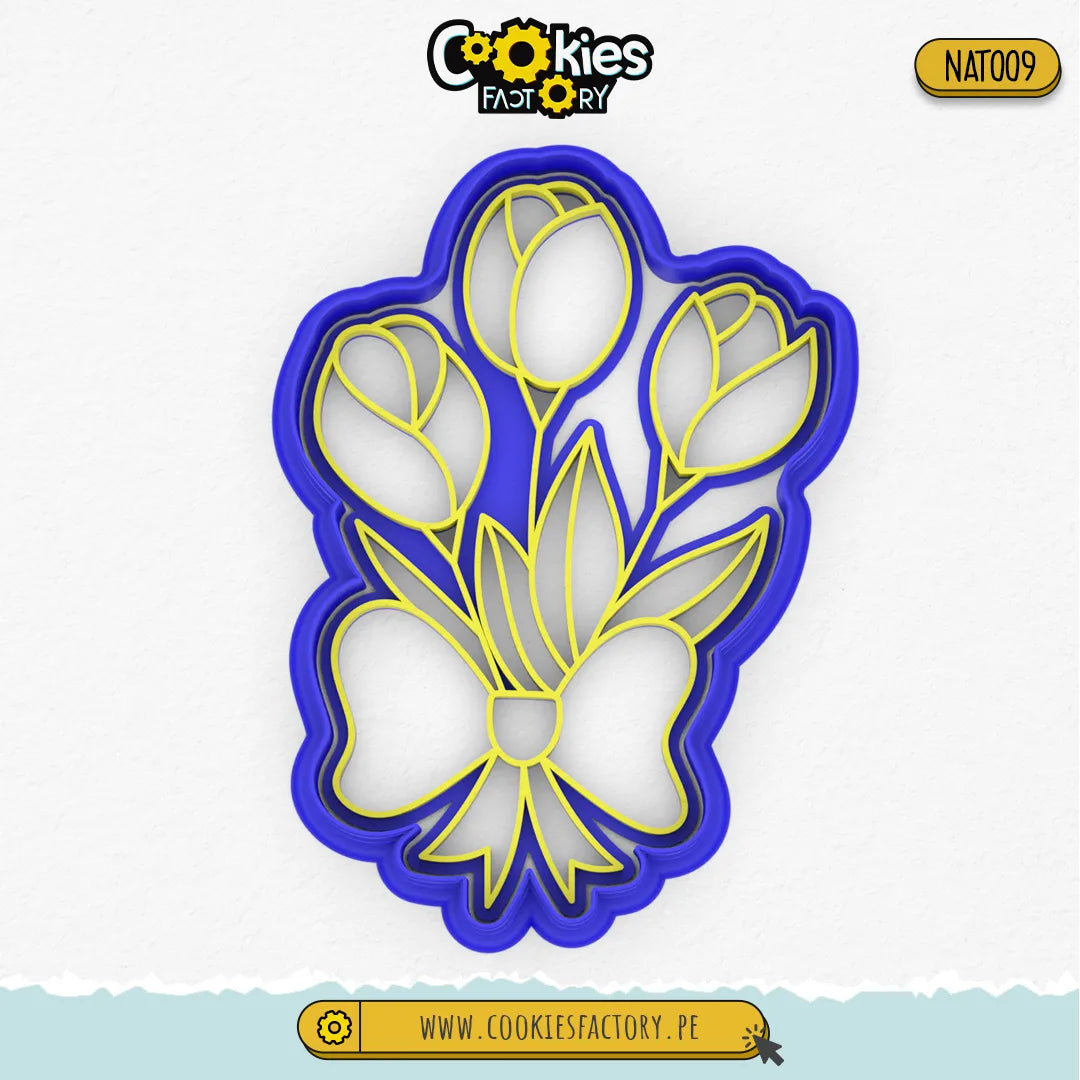 Ramo de Flores con Lazo