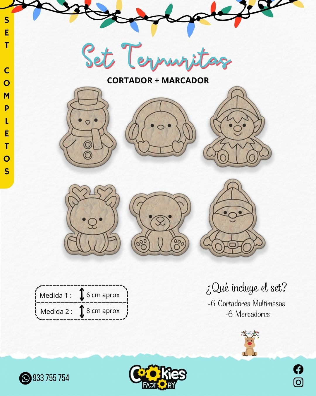 Set Ternuritas Navideñas