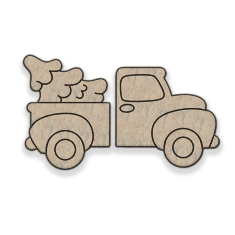 Carro Navideño en 2 Partes