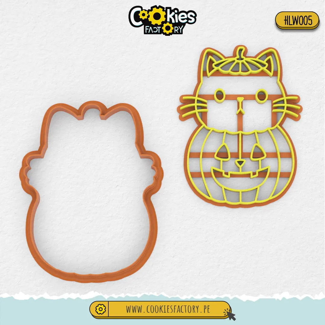 Gato en Calabaza