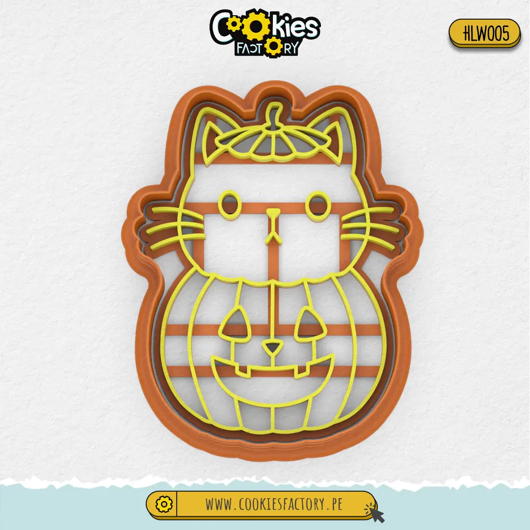 Gato en Calabaza