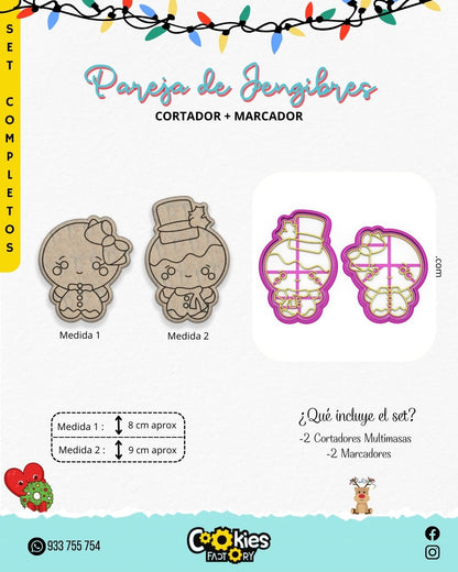 Set Pareja de Genjibres