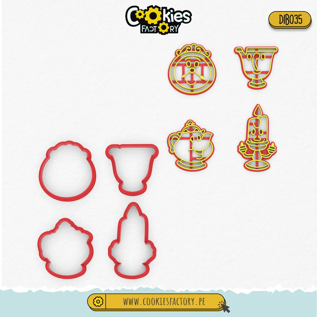 Set de La Bella y la Bestia