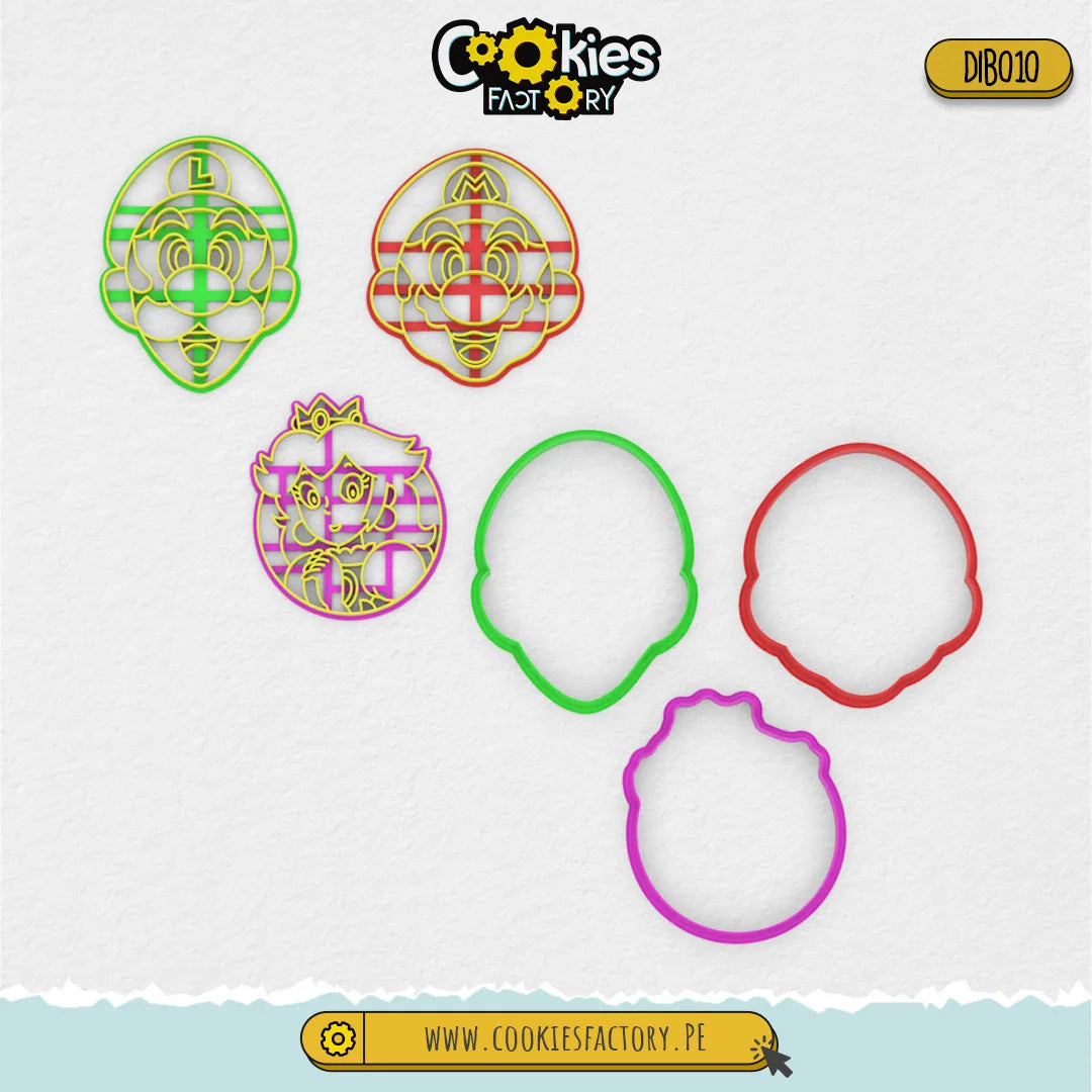 Mario, Luigi y Princesa Peach