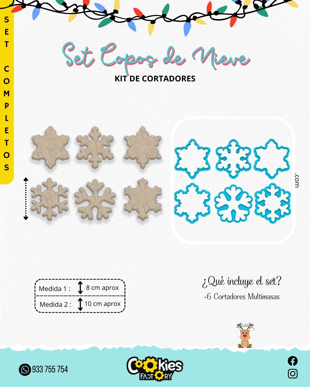Set Copos de Nieve